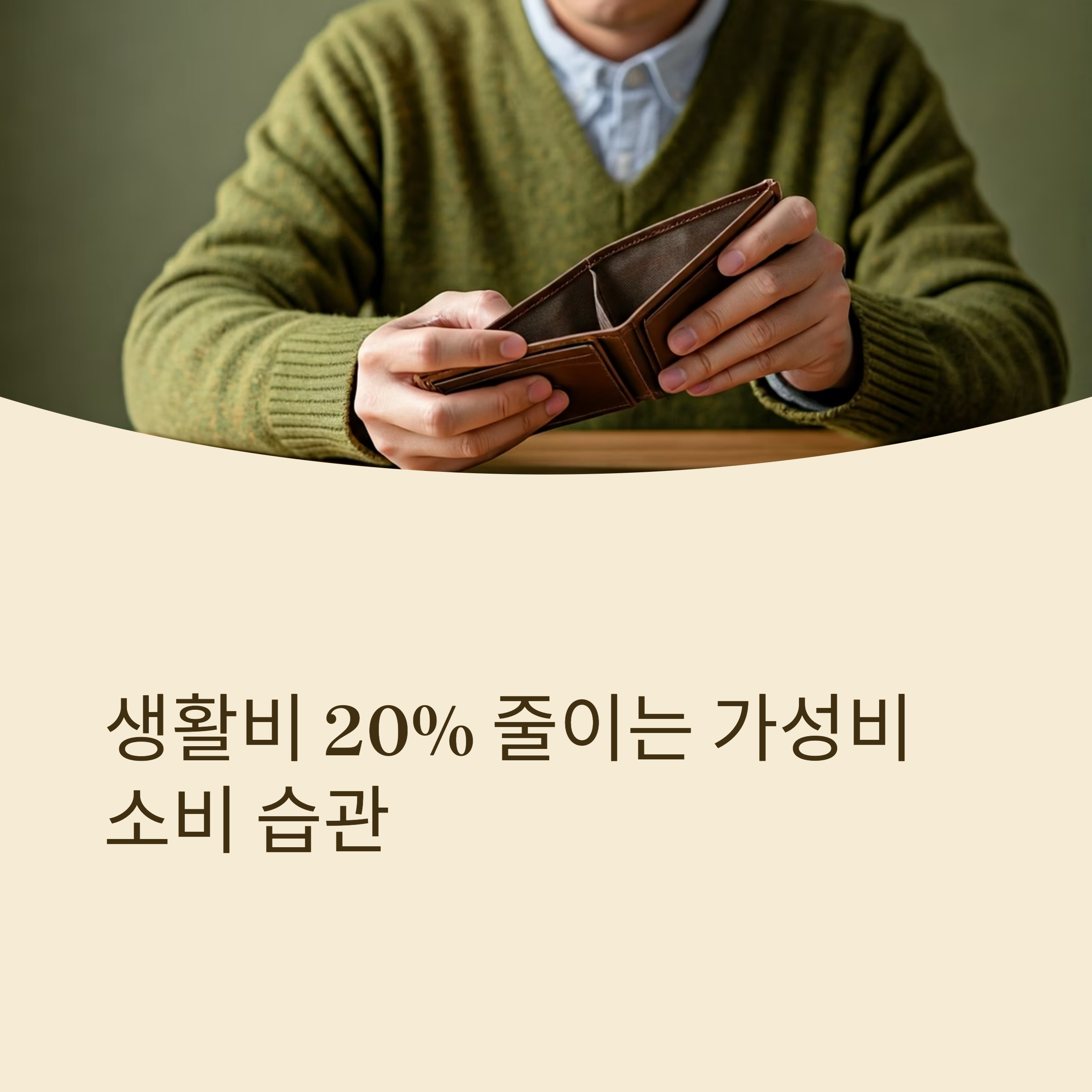 생활비 절약 습관 대표이미지