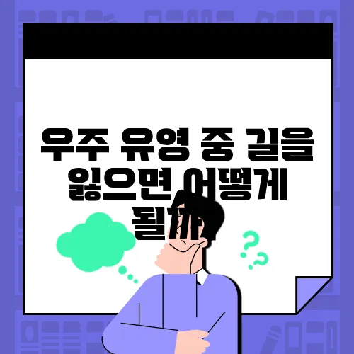 우주 유영 중 길을 잃으면 어떻게 될까?
