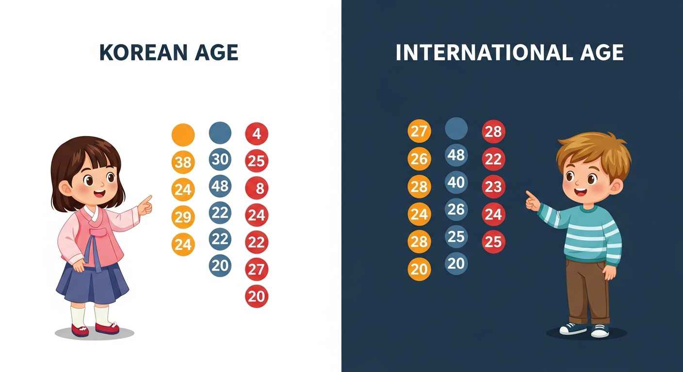 초등학교 1학년 나이 계산|2025년 기준 만나이 계산기