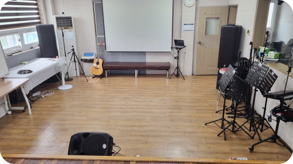 무대 후면 전경