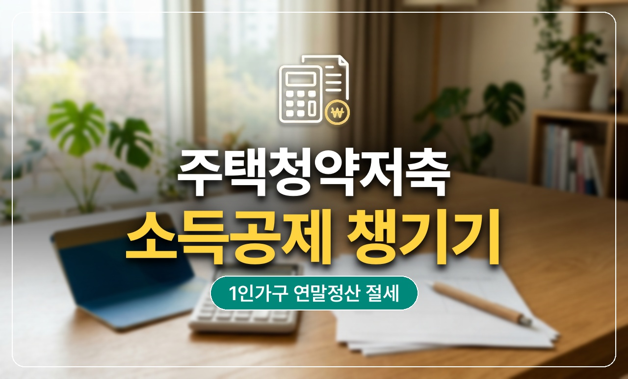 주택청약저축 소득공제 썸네일