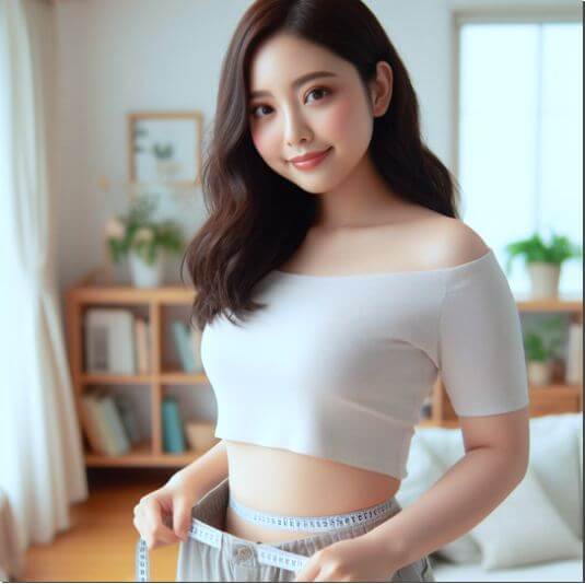 다이어트 중인 여성