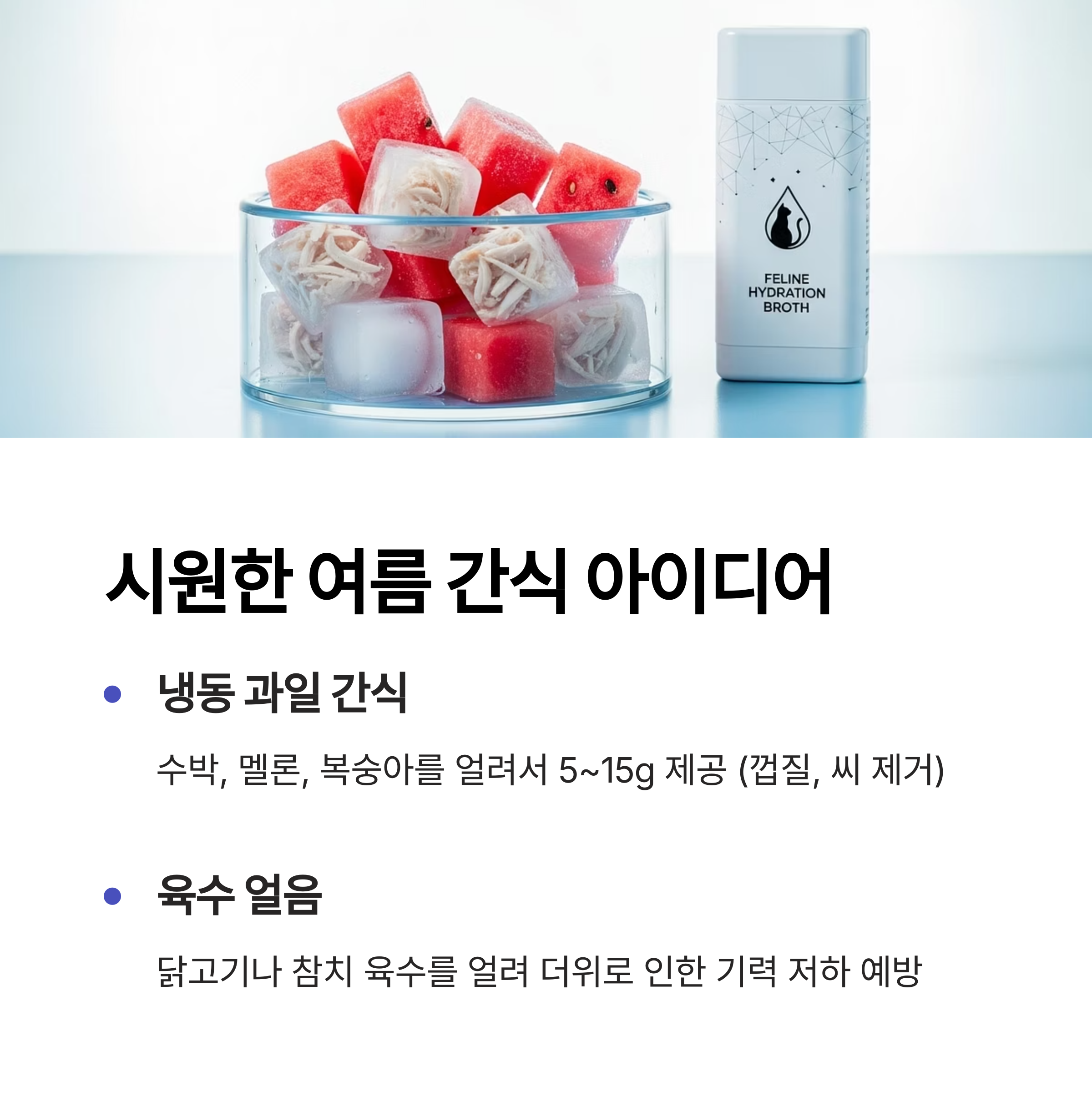 시원한 여름 간식 아이디어