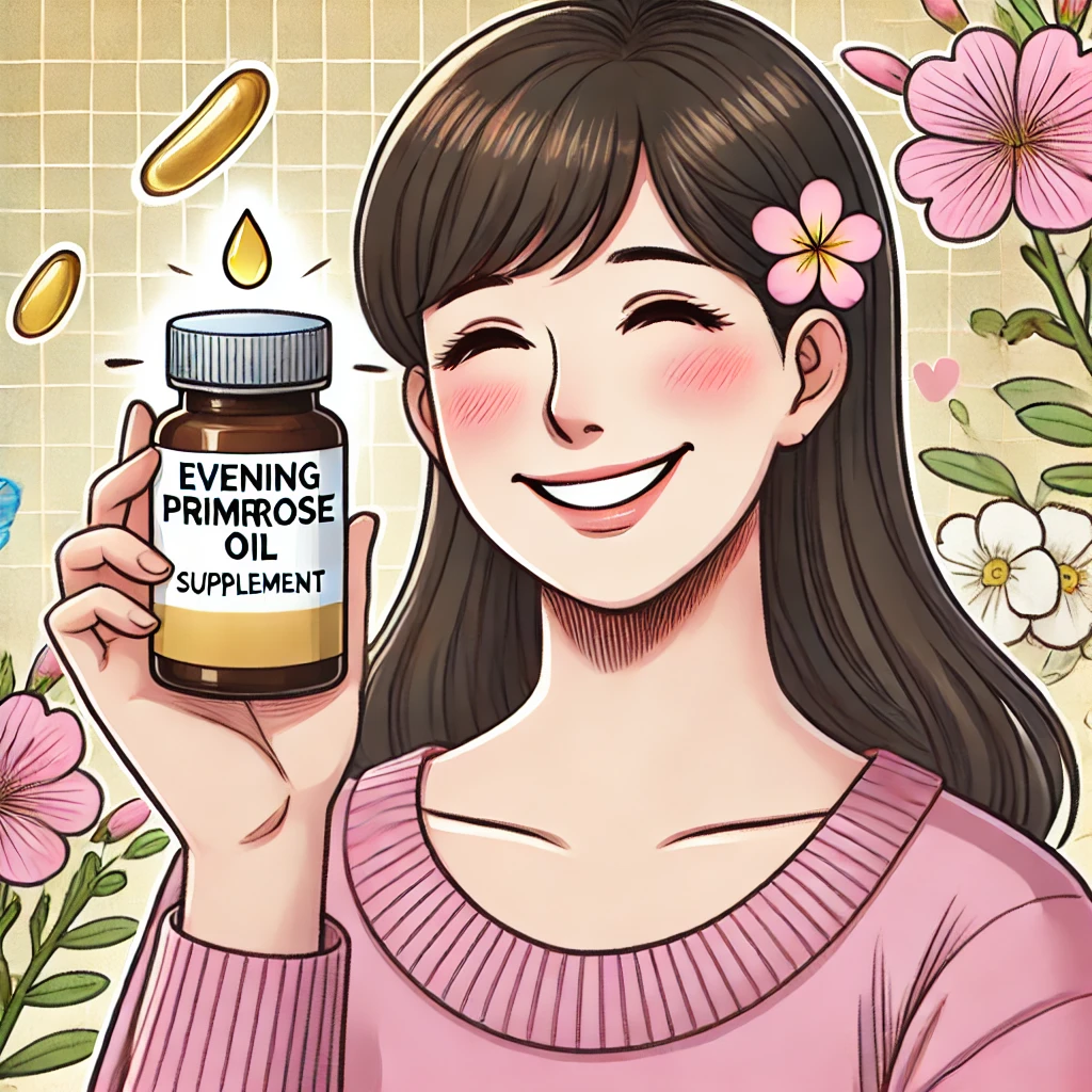 감마리놀렌산 &ndash; 여성호르몬 밸런스를 표현한 여성