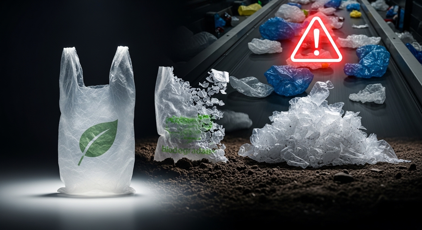 분해되는 비닐봉투의 충격 결말