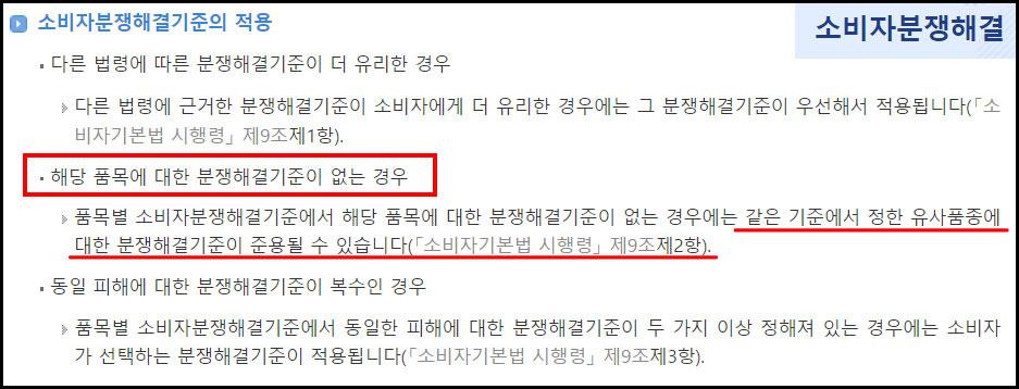 소비자-분쟁-해결-환불-내용