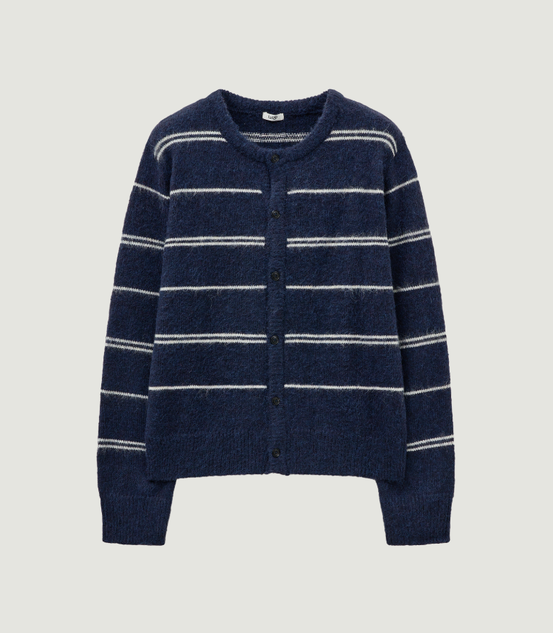 화려한날들46회 이지혁 정일우 옷 엘무드 LMOOD 스트라이프 가디건