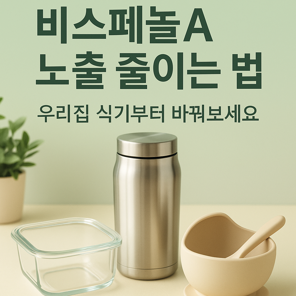 비스페놀A 노출 줄이는 법-우리집 식기부터 안전하게 바꿔보세요 썸네일