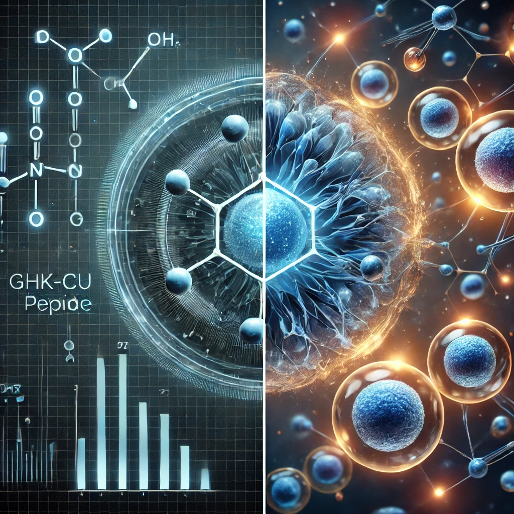 GHK-CU와 줄기세포 비교하는 이미지입니다.