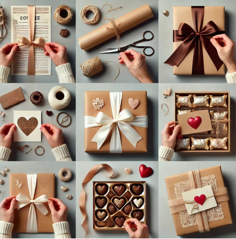 초콜릿 포장 방법