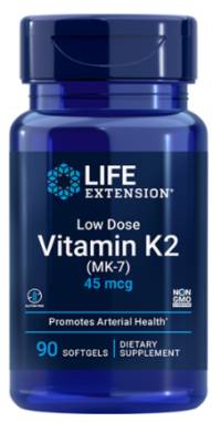 라이프 익스텐션 로우 도스 비타민 K2 45 mcg 90정, 1개