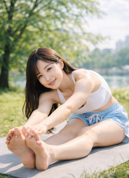 허리 트는 스트레칭