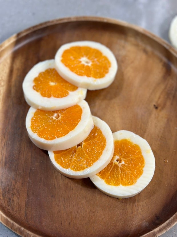 우유 귤양갱 귤푸딩