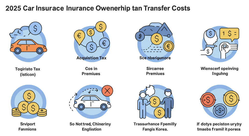 지금 알아보세요! 2025년 자동차 보험 명의 변경, 숨겨진 비용까지 완전 분석