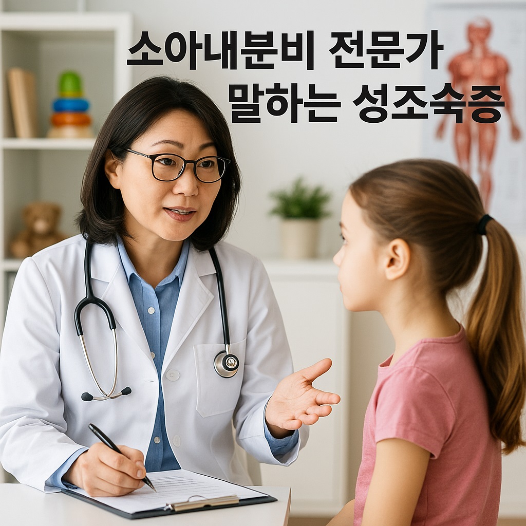 소아내분비 전문가가 말하는 성조숙증에 대한 이미지