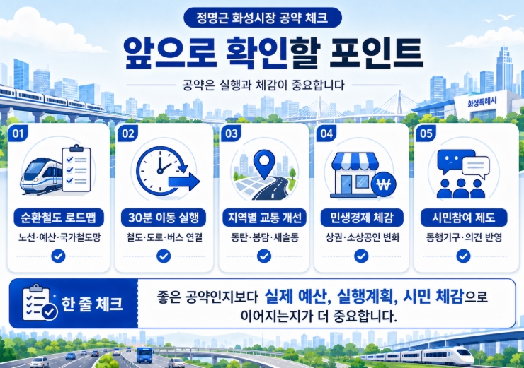 정명근 화성시장 당선자 프로필&middot;공약 총정리