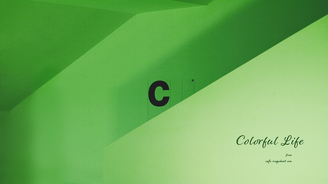 02 연두색 벽 C - Colorful Life 연두색배경화면