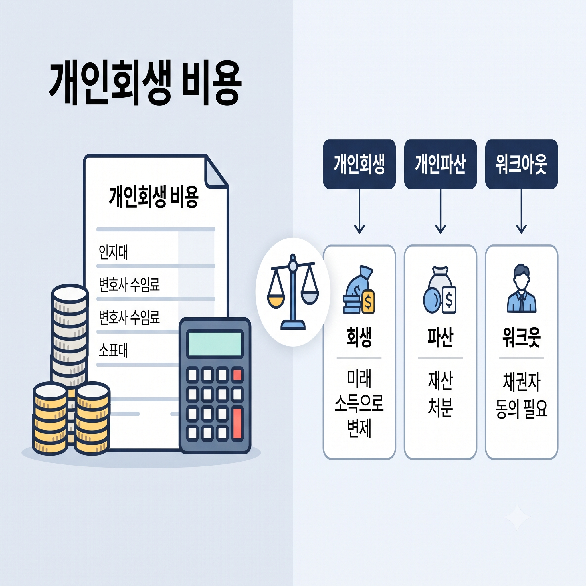 개인회생이란? 신청 자격부터 비용, 절차, 필요 서류, 개인파산∙워크아웃과 차이점까지 핵심정리 (2026)
