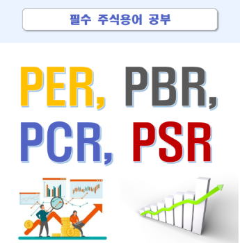 필수 투식투자용어 - PER, PBR, PCR, PSR