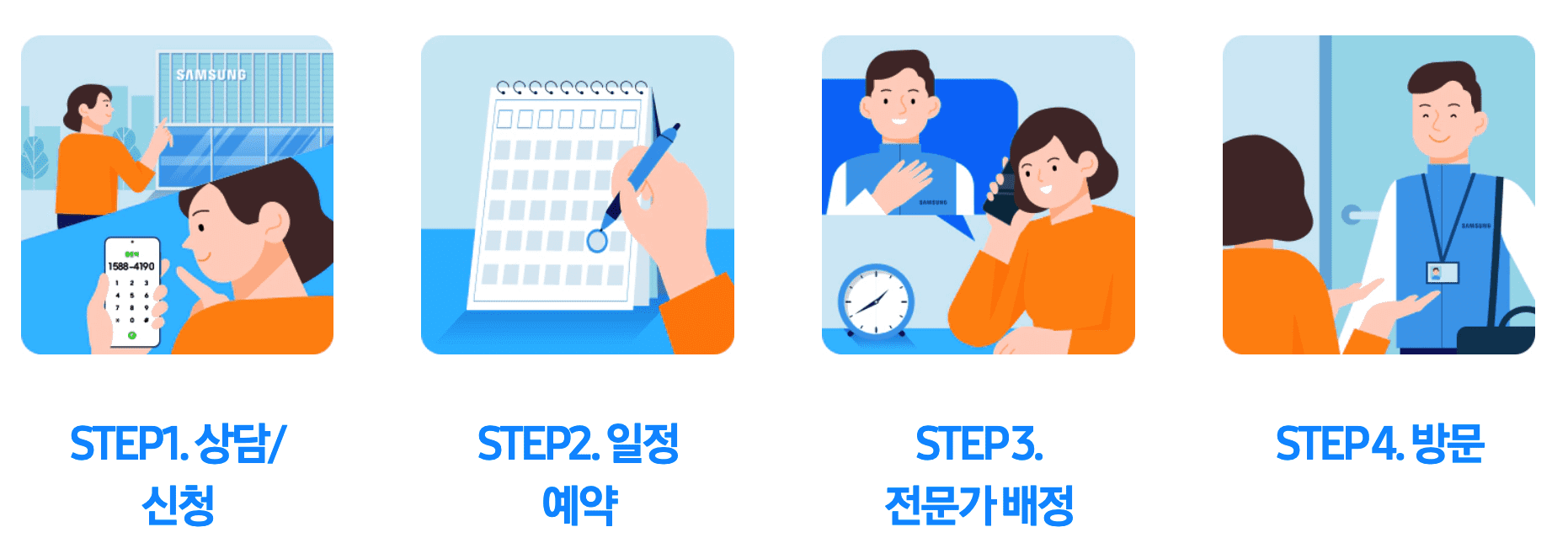 삼성 에어컨 청소 예약 신청방법 비용 삼성케어플러스