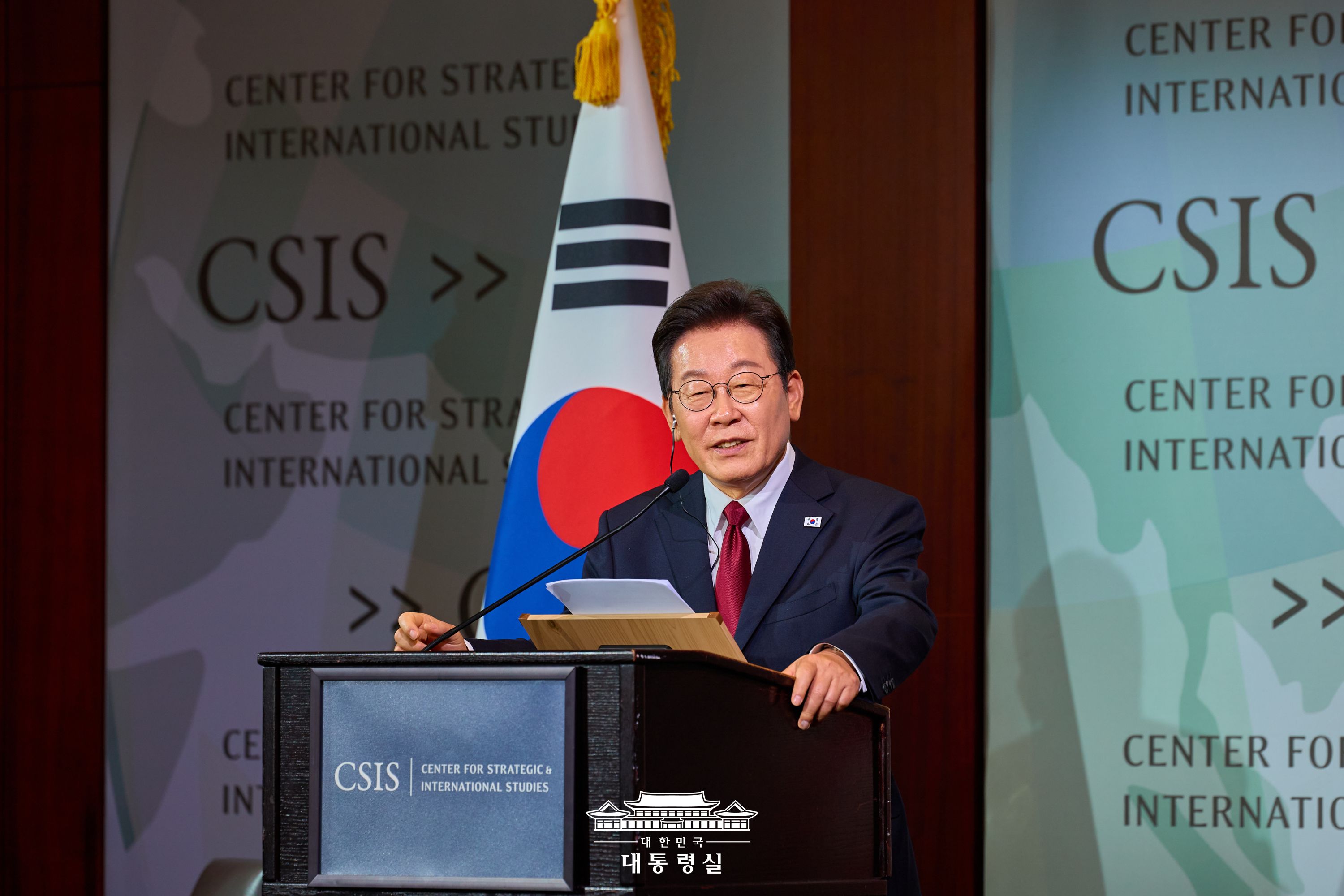 CSIS 연설 현장 히어로 이미지(사용자 업로드)