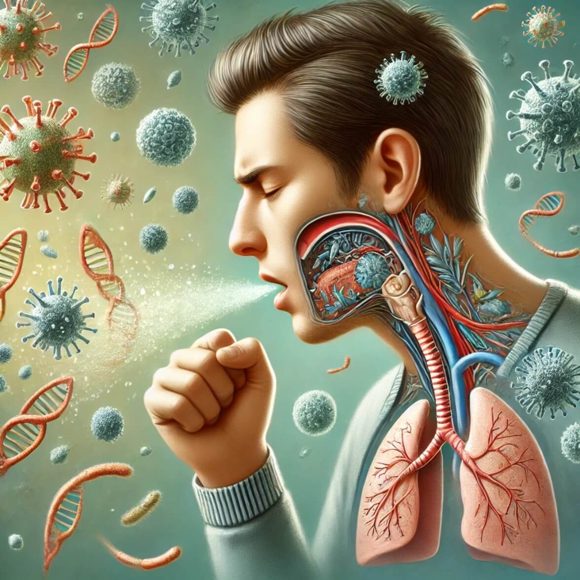 감염성 기침질환 관련 사진