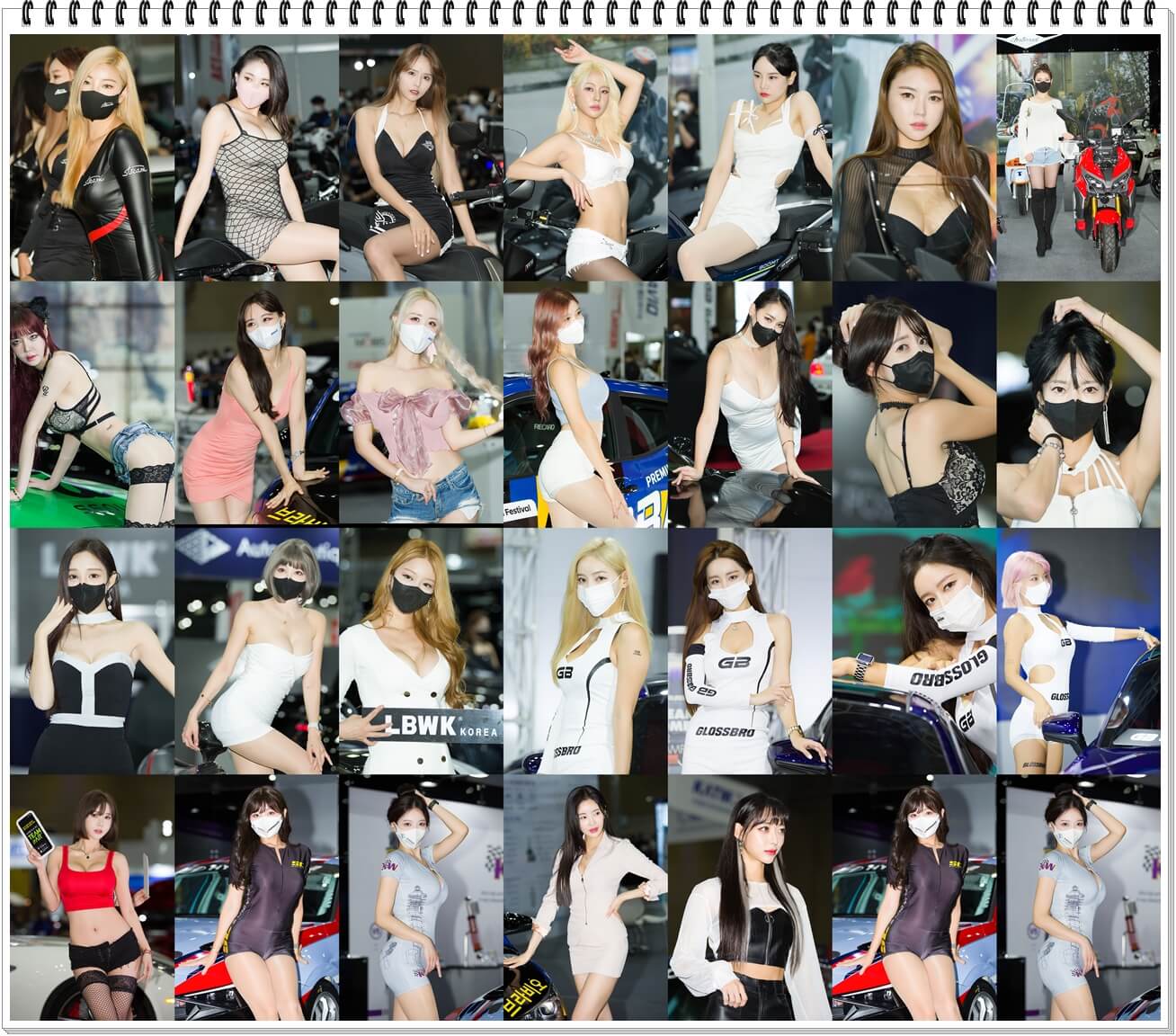 2022오토살롱위크 모델 사진 모음