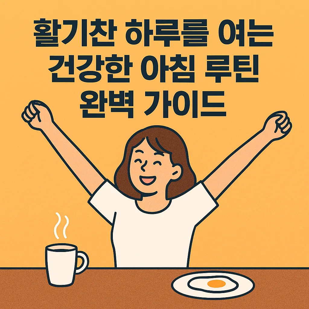 활기찬 하루를 여는 건강한 아침 루틴 완벽 가이드