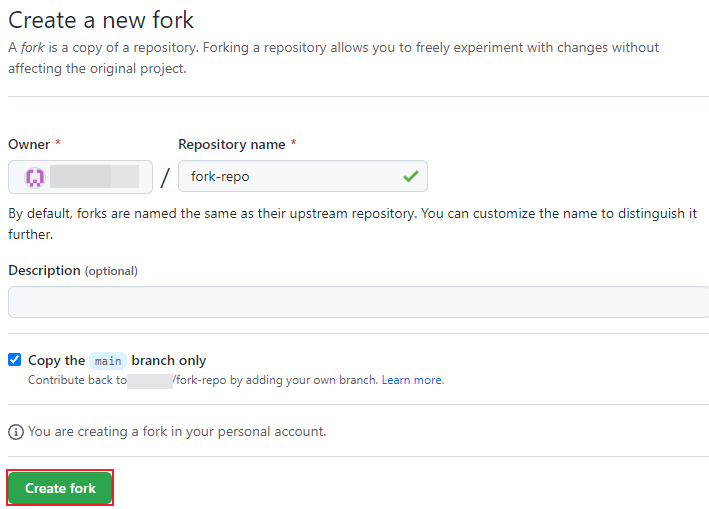 github-create-fork