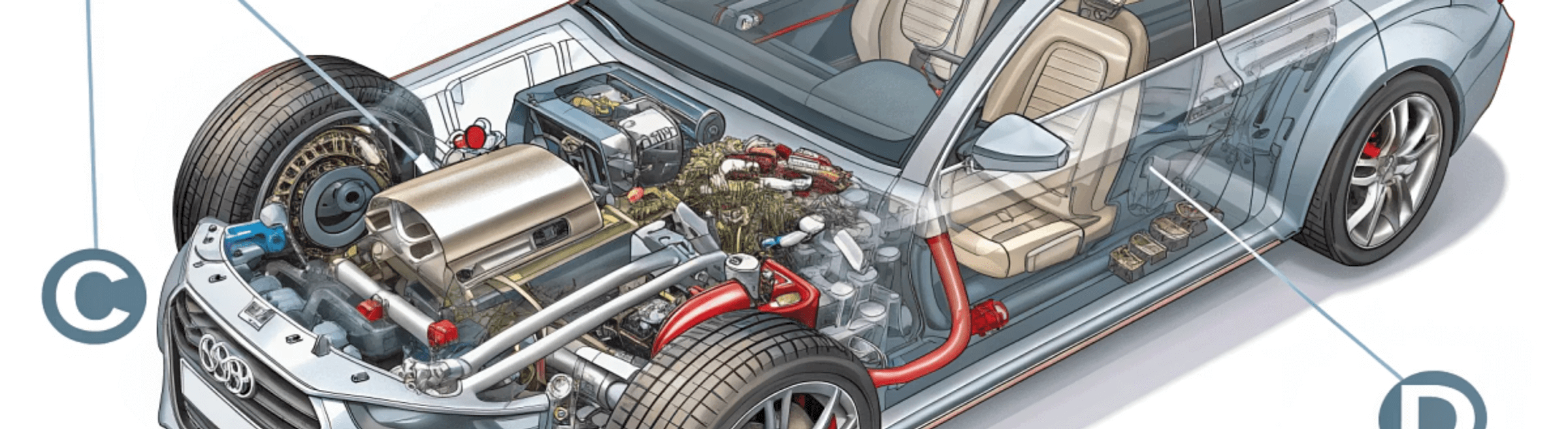 차량의 부위별 구조를 담은 이미지