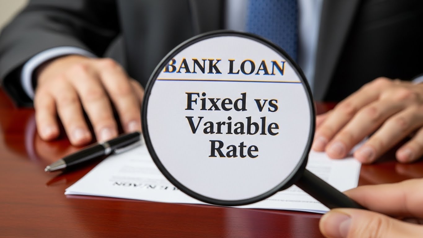 금리 인상기를 대비해 변동금리와 고정금리를 비교 분석하는 이미지