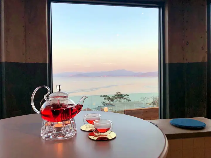 인천 강화도 식당 까페 트라몬토 족욕 오션뷰 바다뷰 디저트 카페 맛집 추천