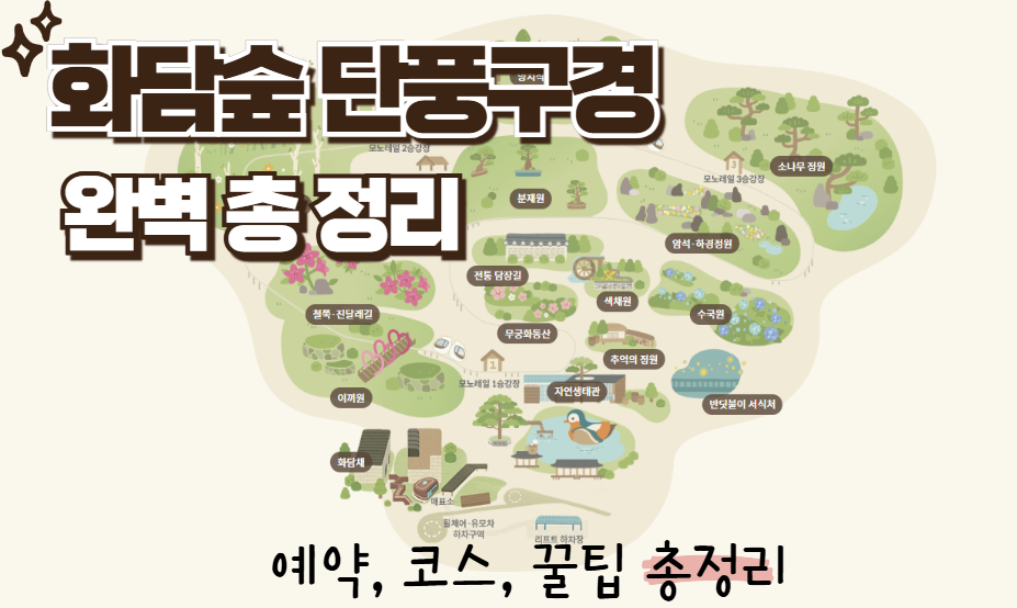 화담숲 단풍구경 완벽 총 정리