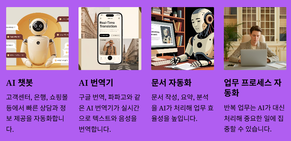 쳇봇과 자동화 서비스