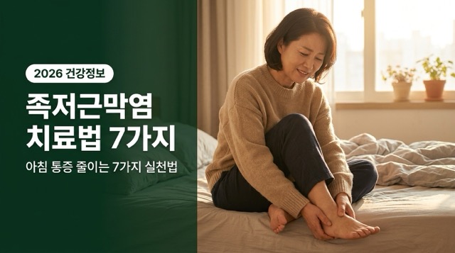 족저근막염 치료법 7가지 썸네일