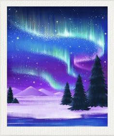 아름답고-신비로운-오로라가-펼쳐지는-장면