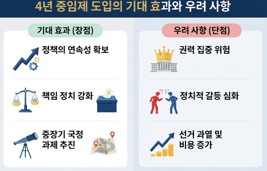 대통령 4년 중임제
