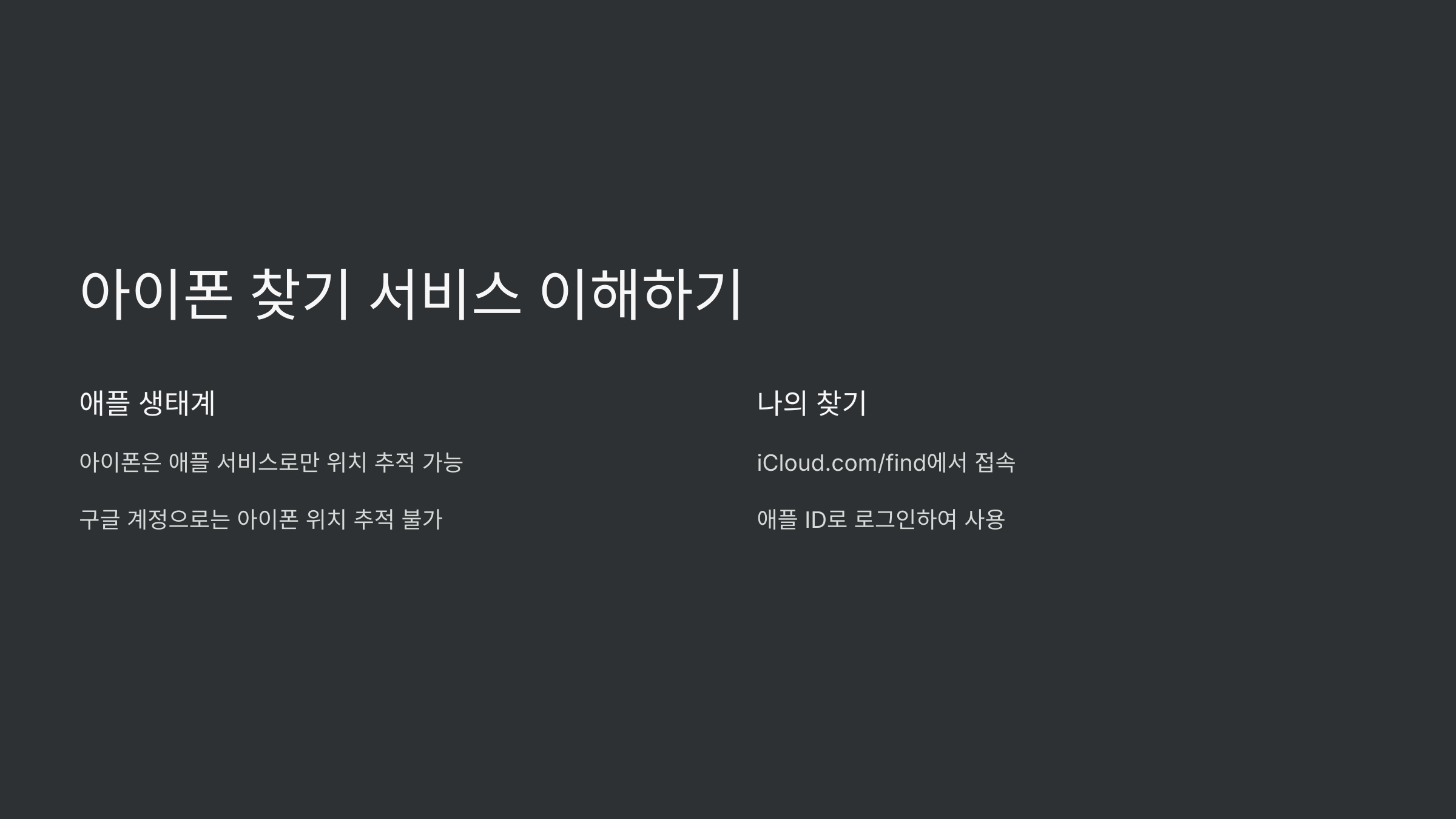 찾기서비스