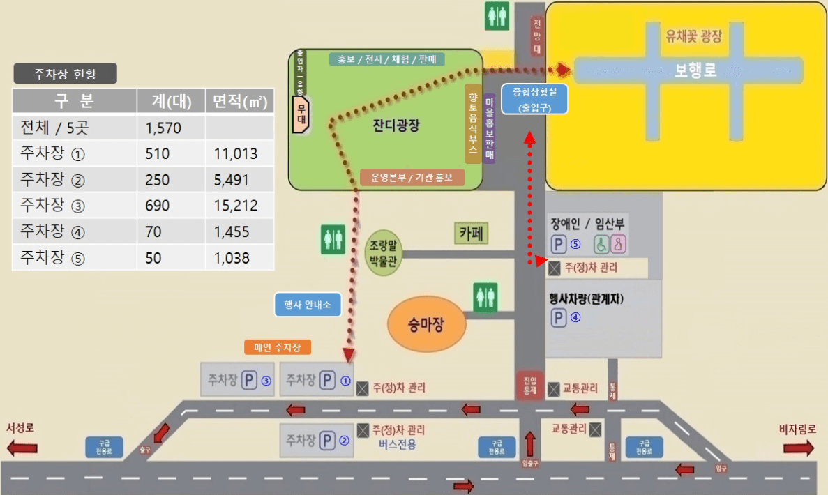 제주도 유채꽃 축제 서귀포 가볼만한 곳 주차안내