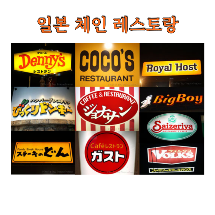 일본 체인 레스토랑