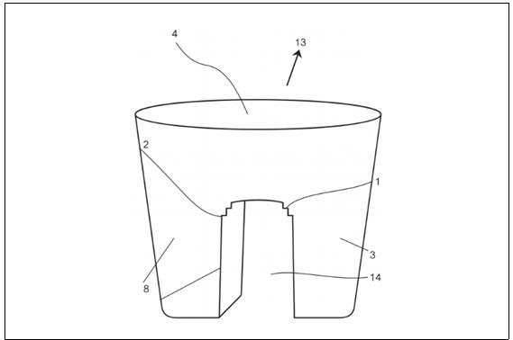 공개특허 제10-2014-0091209호 화분 도면