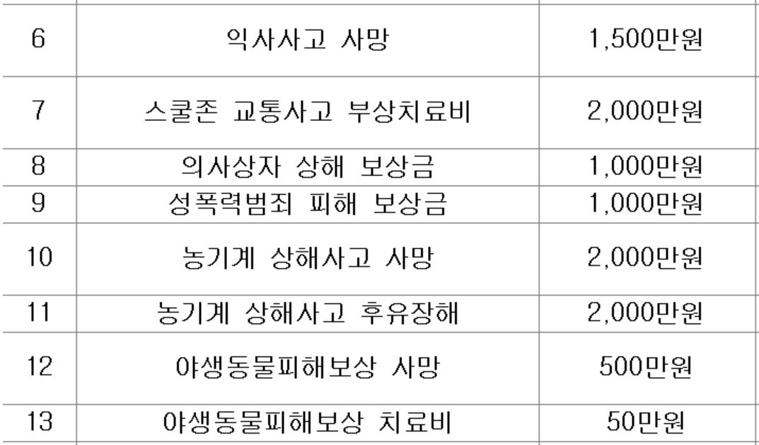 하동군 군민안전보험