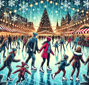 롯데백화점 크리스마스 마켓 2024 샤넬아이스링크이미지