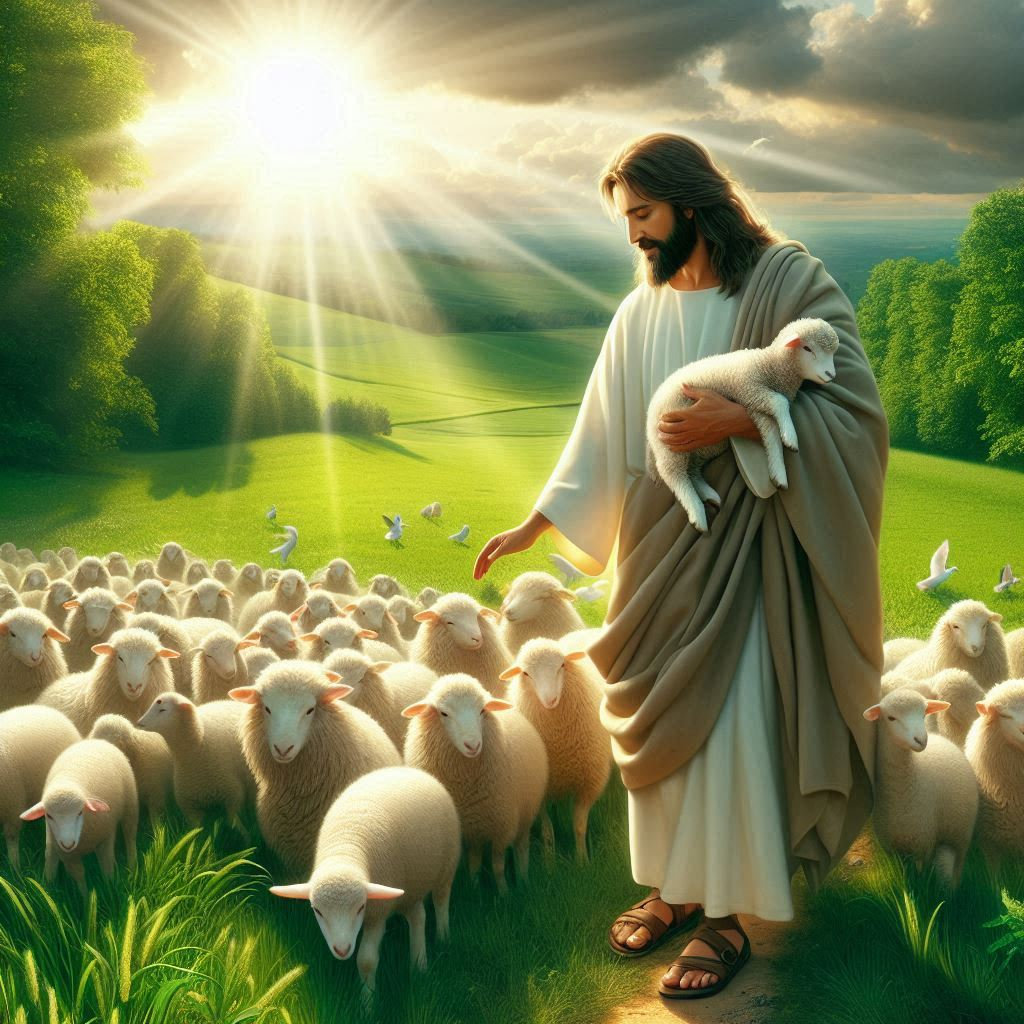 양을-돌보시는-예수님