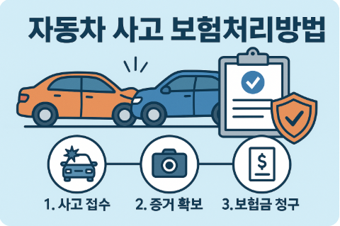 자동차 사고 보험처리방법 확인