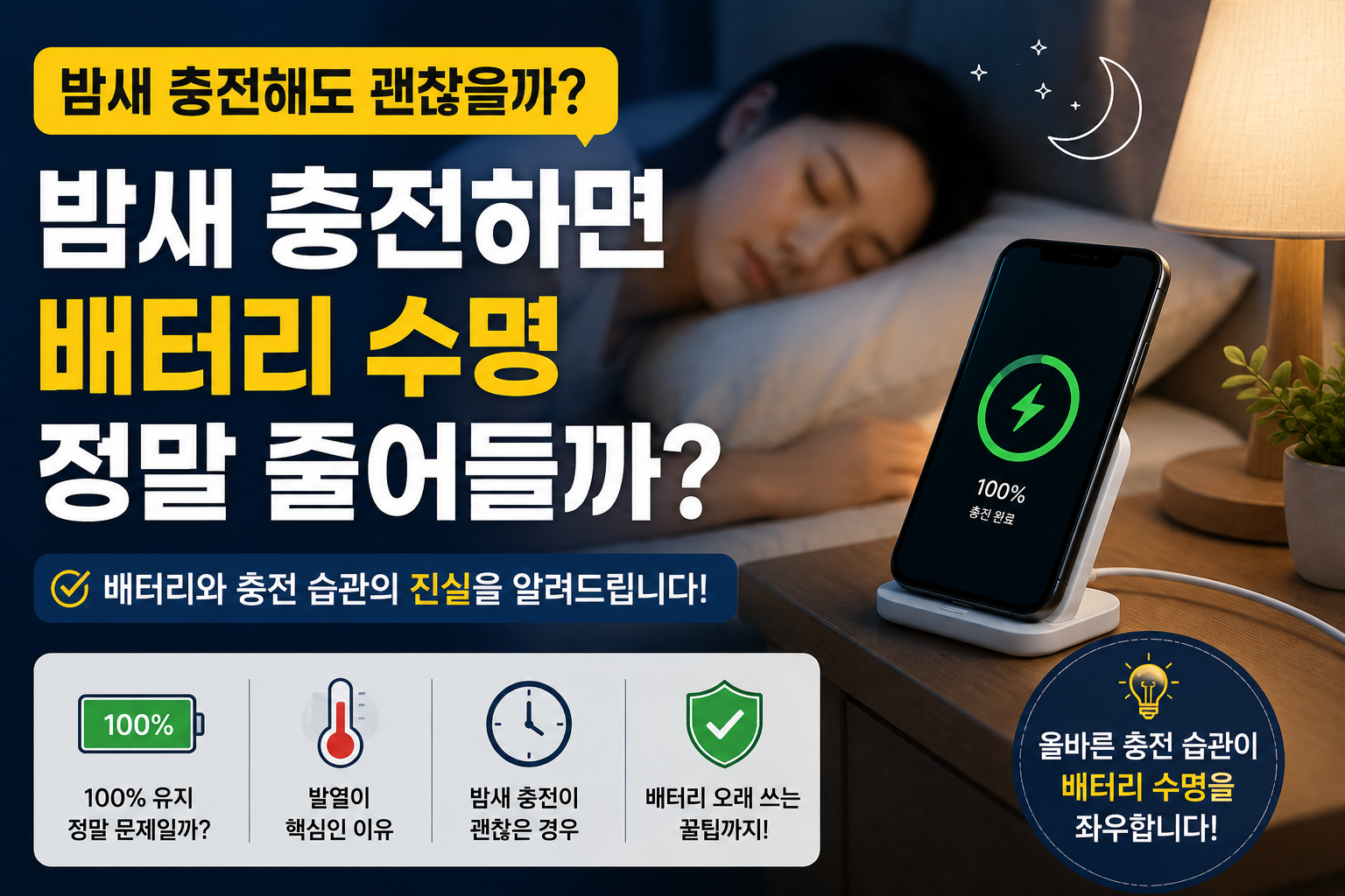 배터리 수명이 줄어드는 이유 인포그래픽