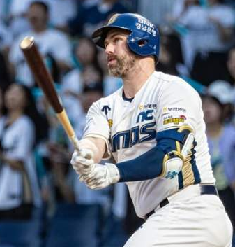 NC소속 데이브슨 선수의 모습