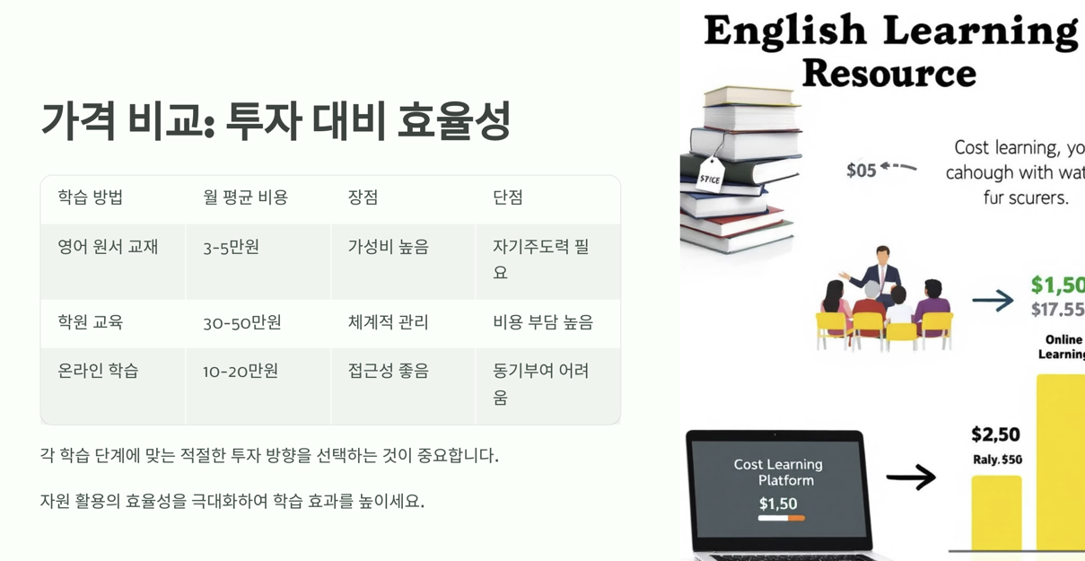 투자 대비 효율성