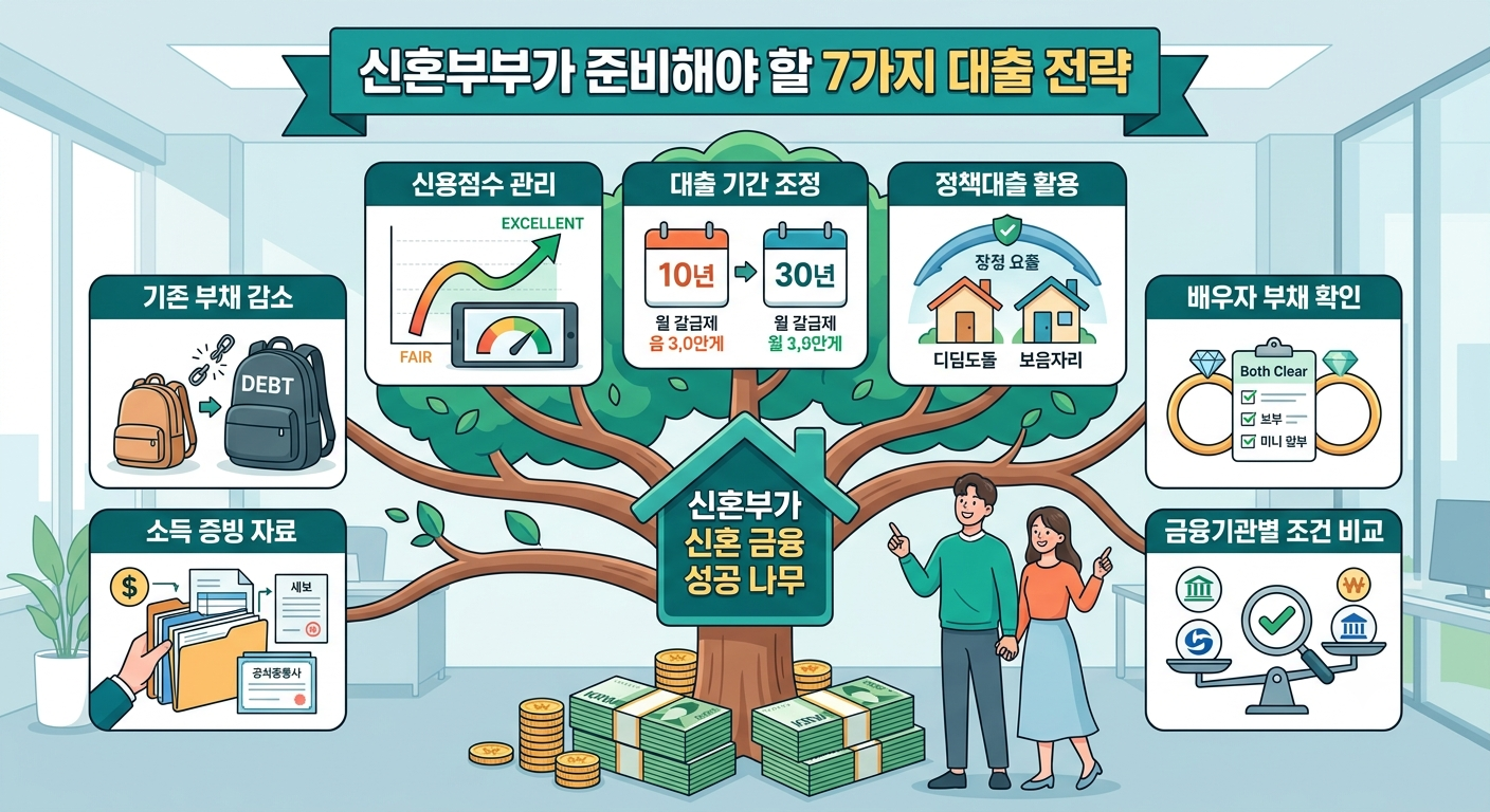신혼부부가 준비해야 할 7가지 대출 전략