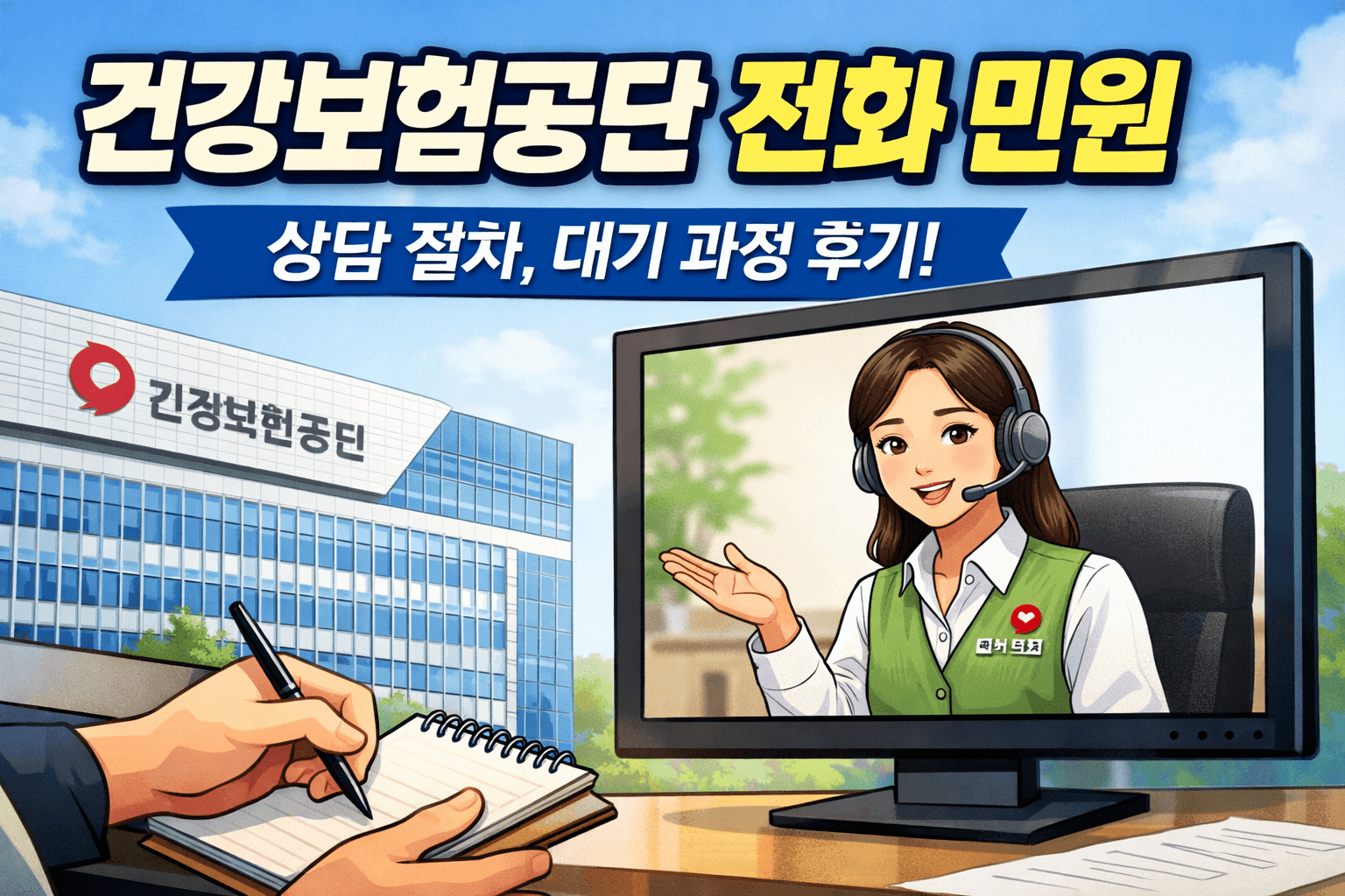 건강보험공단에 전화 민원을 넣어본 날의 과정 정리 상담 후기